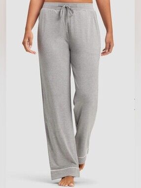 NWT ~ Cozy Earth Women's Bamboo Stretch Gray Pajama Pants ~ XXXL ~ Petite Short